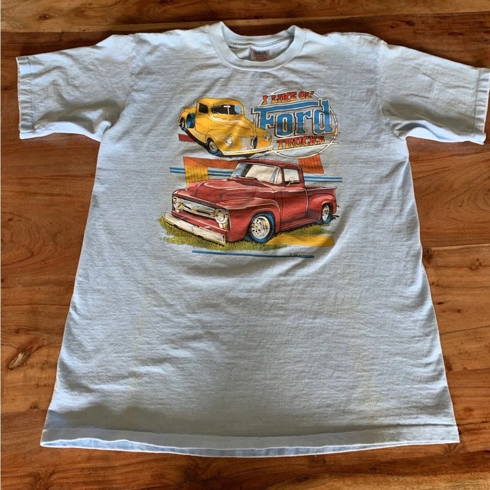 Vintage 1989 T Shirt Adult Ford Trucks Shirt Single Stitch Oneita Men XL 80s USA